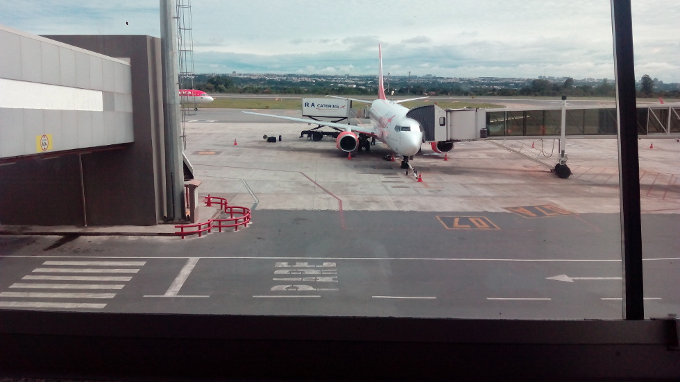 Avion au départ de Brasilia